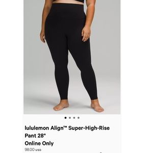 LuLulemon Leggings Size 10